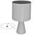 Elegant Baker Brass Waistline Table Lamp 3D model small image 5
