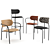 GUBI Coco Chairs: Modern Elegance in Every Seat 3D model small image 1