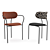 GUBI Coco Chairs: Modern Elegance in Every Seat 3D model small image 2