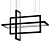 Geometric Elegance: Umei Chandelier 3D model small image 1