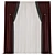 Revamped Curtain Design 3D model small image 1