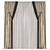 Elegant Drape Panel 3D model small image 1