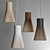 Sleek Birch Pendant Lamp 3D model small image 1