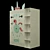 Compact Baby Wardrobe: Stylish & Space-Saving 3D model small image 2