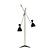 Modern Brass Tripod Floor Lamp 3D model small image 2