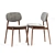 Elegant Frey Chair & Poliform Table 3D model small image 2