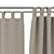 3DMAX Curtain Set | 3 Styles & Curtain Pole 3D model small image 4
