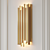 Contemporary Crystal Wall Sconce 3D model small image 1