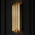 Contemporary Crystal Wall Sconce 3D model small image 2