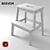 Versatile Birch Ladder Stool 3D model small image 3