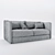 Luxury Belgian Sofa: Elegant & Timeless 3D model small image 4