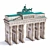 Berlin's Iconic Brandenburg Gate 3D model small image 1