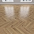 Versatile Oak Parquet: Herringbone, Linear & Chevron 3D model small image 4