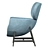 Italian Elegance: Pianca Laurie Armchair 3D model small image 4