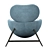 Italian Elegance: Pianca Laurie Armchair 3D model small image 6