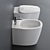 Ideal Standard Dea Collection WC & Bidet 3D model small image 2