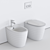 Ideal Standard Dea Collection WC & Bidet 3D model small image 5