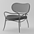 Nigel Coates Lehnstuhl Chair: Sophisticated Design with Refined Cane Backrest 3D model small image 3