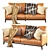 Elegant 480K Poly Sofa 3D model small image 1