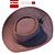 Premium Leather Hat: High-resolution, Retopologized Model 3D model small image 2