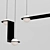 Elegant Laurent Suspension Lights 3D model small image 3