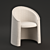 ElegaCozy Husk Armchair 3D model small image 5