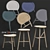 Sleek Puccio Stool: Impeccable Design 3D model small image 1