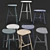 Sleek Puccio Stool: Impeccable Design 3D model small image 2