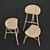 Sleek Puccio Stool: Impeccable Design 3D model small image 5