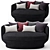 Giorgetti All Around Loung: The Perfect Lounging Companion 3D model small image 3