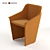 Orlandini Design Cabrio 2.0 Armchair: Versatile Elegance in One 3D model small image 1