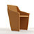 Orlandini Design Cabrio 2.0 Armchair: Versatile Elegance in One 3D model small image 4