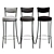 Modern Bar Stool in 6 Colors | 3DsMax Archive 3D model small image 2