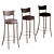 Modern Bar Stool in 6 Colors | 3DsMax Archive 3D model small image 3