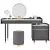 Elegant Vanity Table: Sleek Design & Maximum Functionality 3D model small image 2