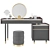 Elegant Vanity Table: Sleek Design & Maximum Functionality 3D model small image 3