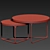 Modern Nest Coffee Table Set 3D model small image 2