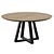 Elegant Round Dining Table 3D model small image 1