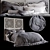 MyHouse Plain Comforter Duvet Covers 3D model small image 5