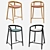 Manutti Solid Barstool - Stylish and Durable 3D model small image 1