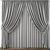 Elegant Detailed Curtain Model 3D model small image 4