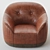 Natuzzi Furrow Armchair: Sleek and Sophisticated 3D model small image 3