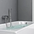 Title: Sanitana Bathtub Set 80 - Perfect Fit for Any Bathroom 3D model small image 4