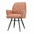 Elegant Sutherland Armchair 3D model small image 1