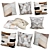 Comfy Sofa Decor Pillows 3D model small image 1