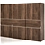 Sleek Sliding Wardrobe Furniture 3D model small image 1