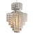 Elegant Capiz Jewel Chandelier 3D model small image 1