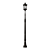 Elegant Forged Street Lamp 3D model small image 1