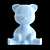 Cozy Teddy Table Lamp 3D model small image 2