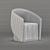 Comfort Plus Arm Chair 3D model small image 3